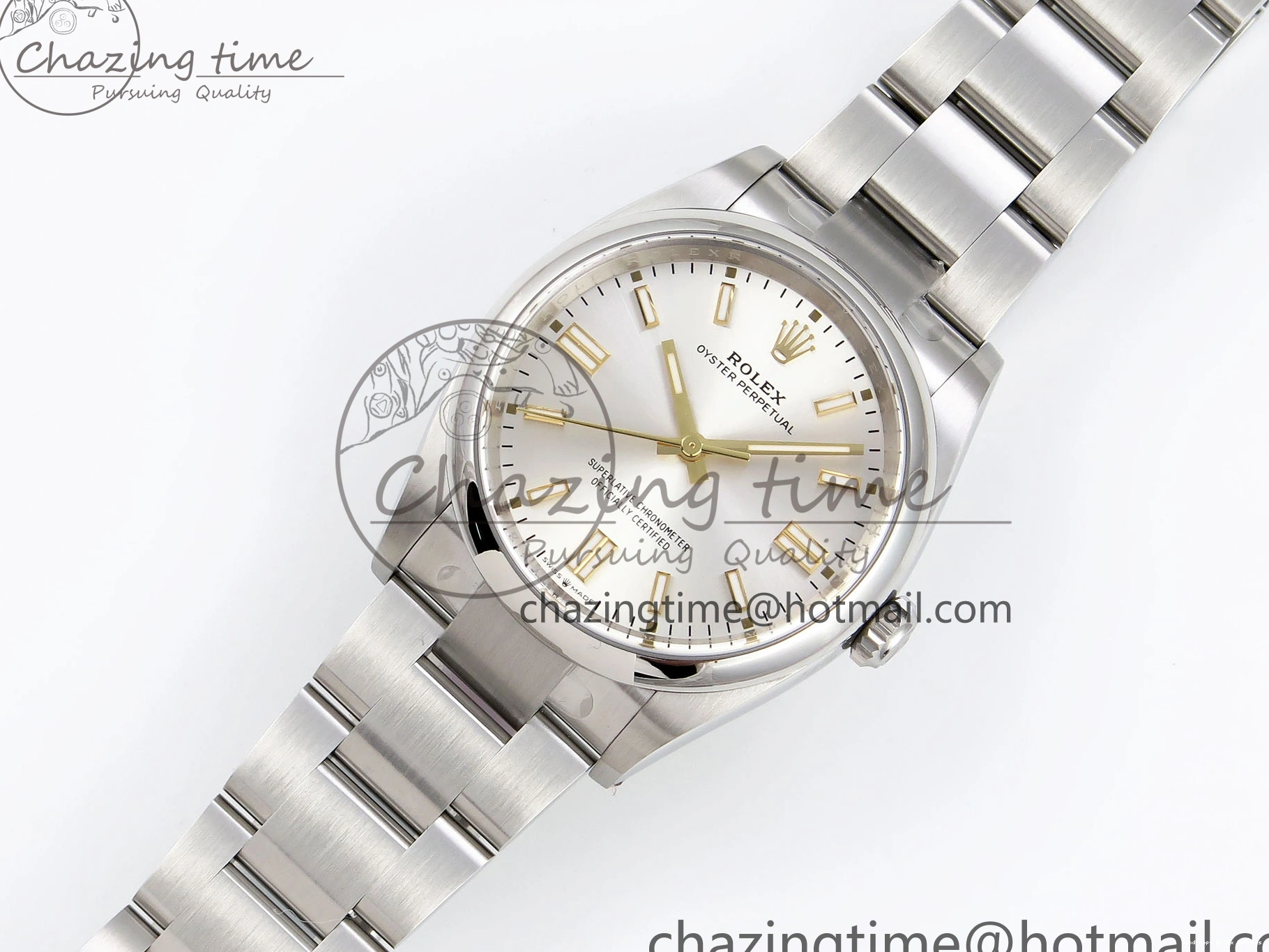 Good Copy Rolex Watches ZipUp Dial 1:1 on VR 36mm Silver 904L Oyster Edition Perpetual Bracelet SS Steel Best 126000 1741 Clean 0109